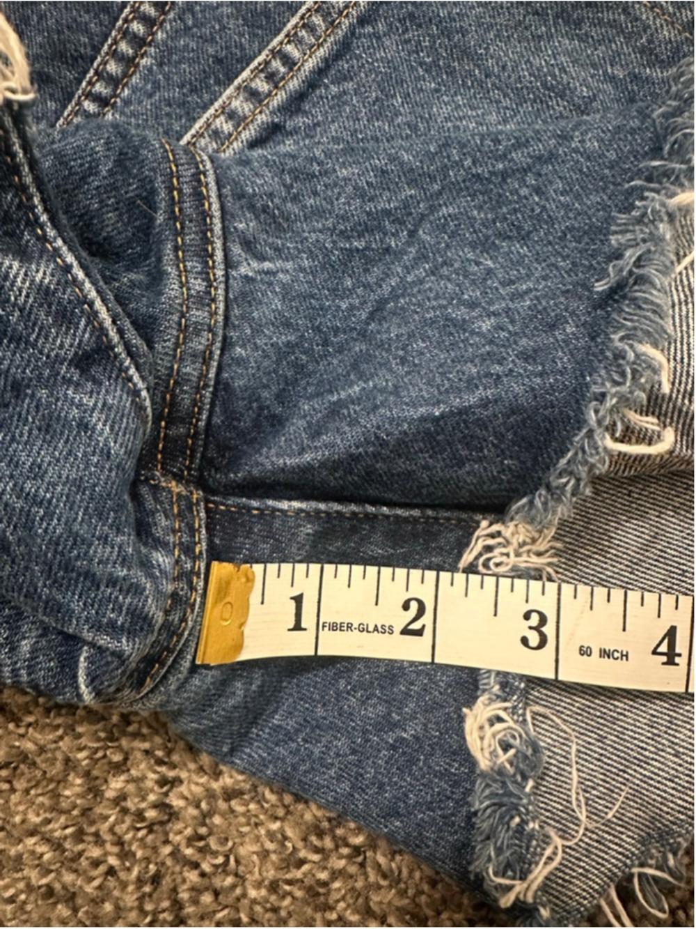 Lucky Brand Women's Blue Traveler Relaxed Jean Shorts Size 26 - Picture 7 of 13